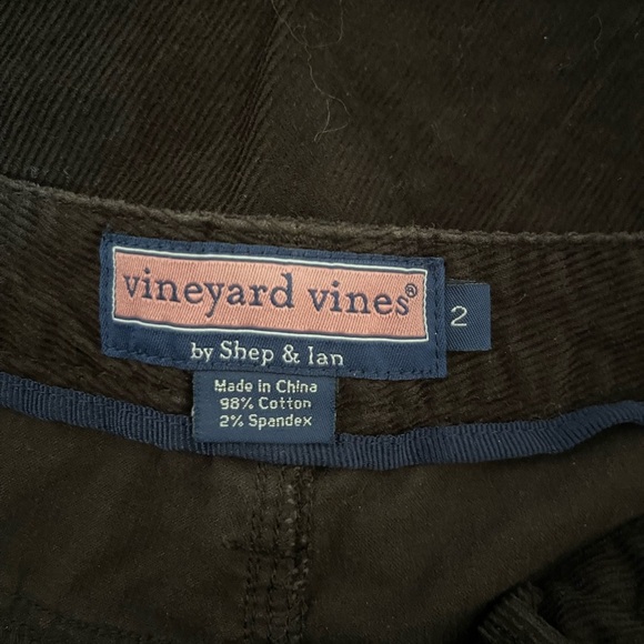 Women’s Vineyard Vines brown straight cut corduroy pants Size 2 - Picture 4 of 4